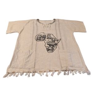 Big Five African Safari Print Shirt